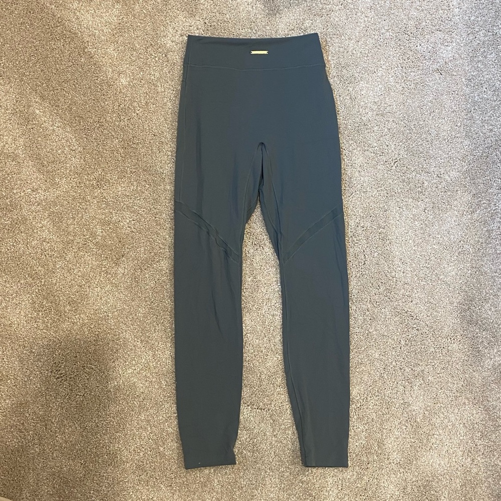 Whitney Simmons v2 gymshark collection mesh leggings shade eucalyptus
